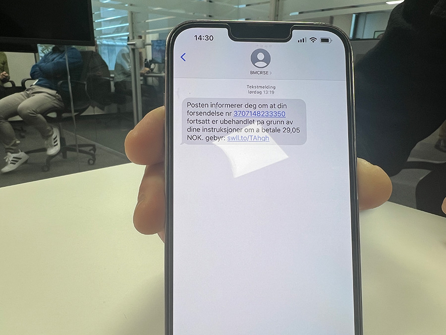 Ikke la deg lure av slike SMS-er