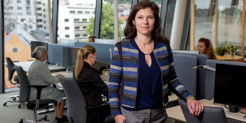 Ragnhild Georgsen, svindelekspert i Sparebanken Norge