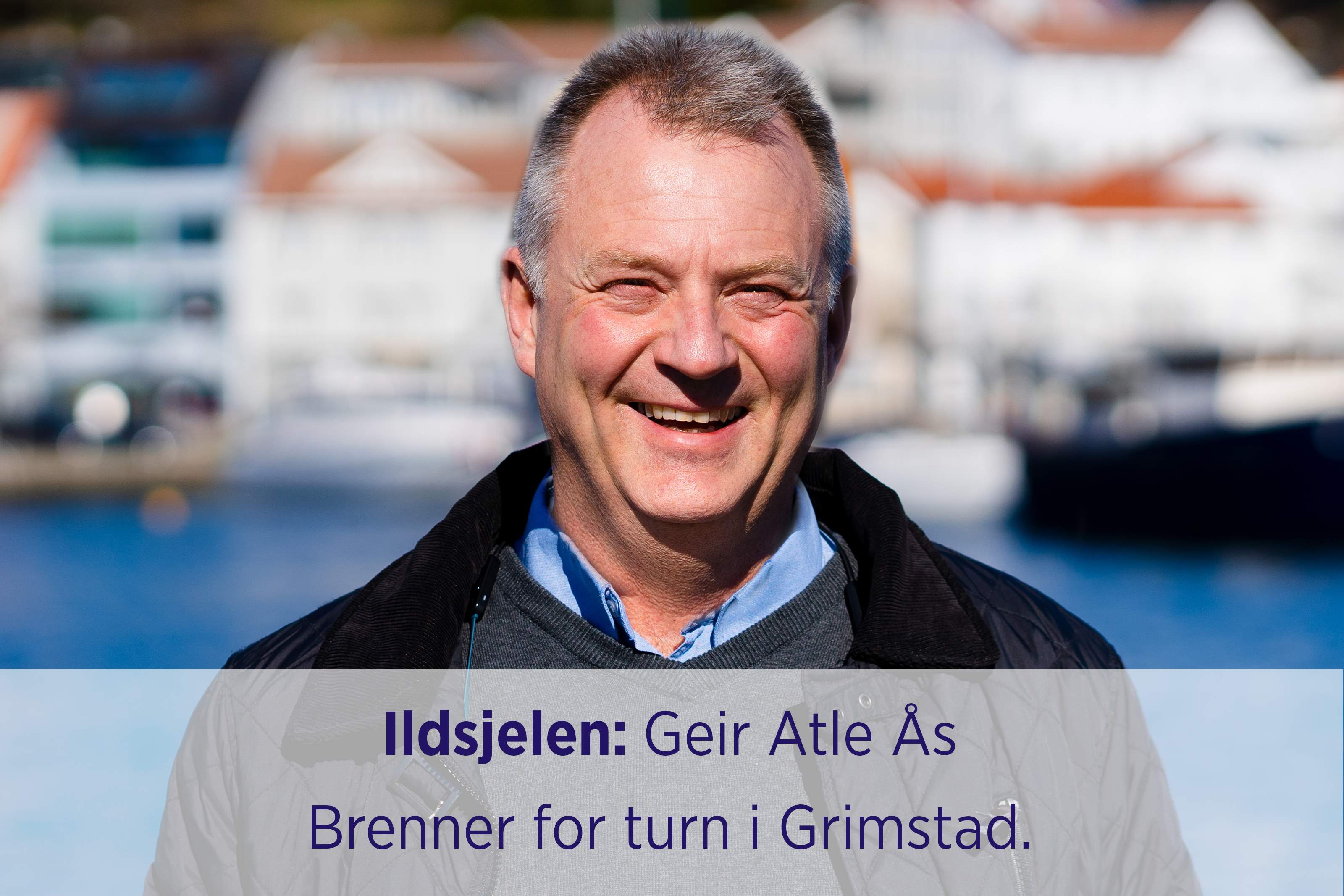 Foto av Geir Atle Ås fra Grimstad