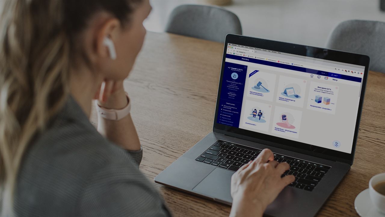 Enkelt å administrere innskuddspensjonen fra Nordea Liv