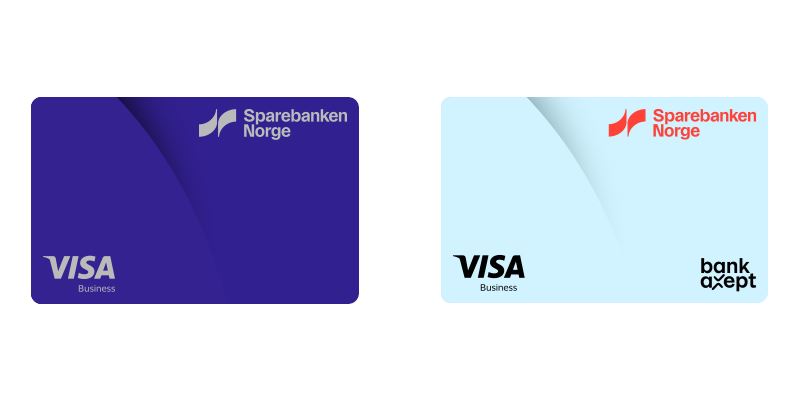Både bedriftskort og bedriftskort kontant