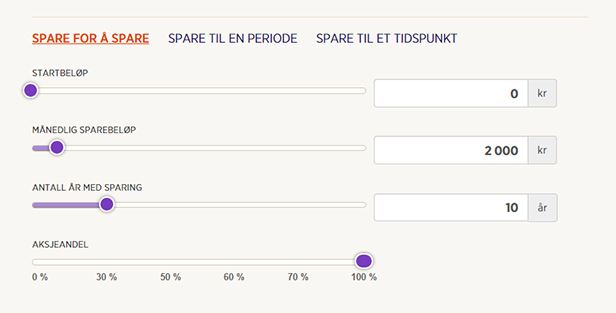 Med vår sparekalkulator kan du hvordan fast sparing gir deg stor avkastning.