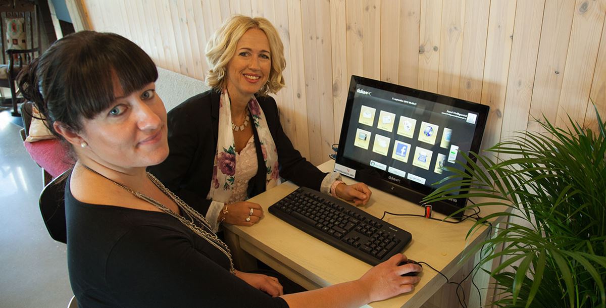 Lena Verdal Vittali ved Åseral Frivilligsentral er glad for at nybegynnerne på data nå har fått et tilbud.
