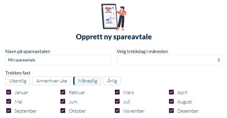 Det er ikke så vanskelig å opprette fondssparing i nettbanken eller mobilbanken.