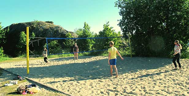 Bilde av sommer, sol og volleyball