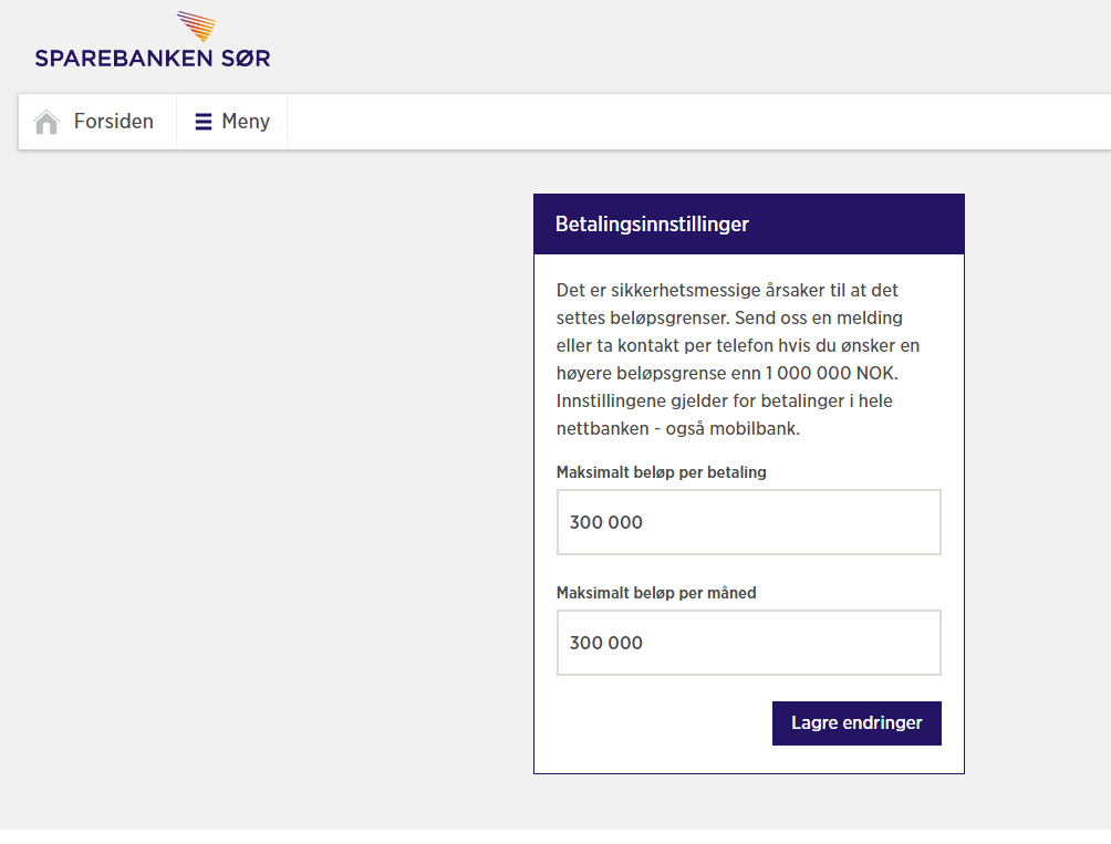 Illustrasjonsfoto | Endre beløpsgrense